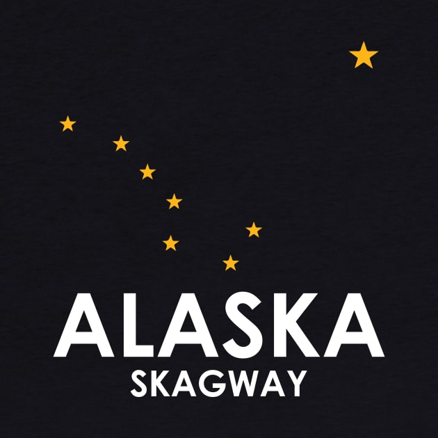 Skagway Alaska Alaskan Flag Stars for Cruise by KevinWillms1